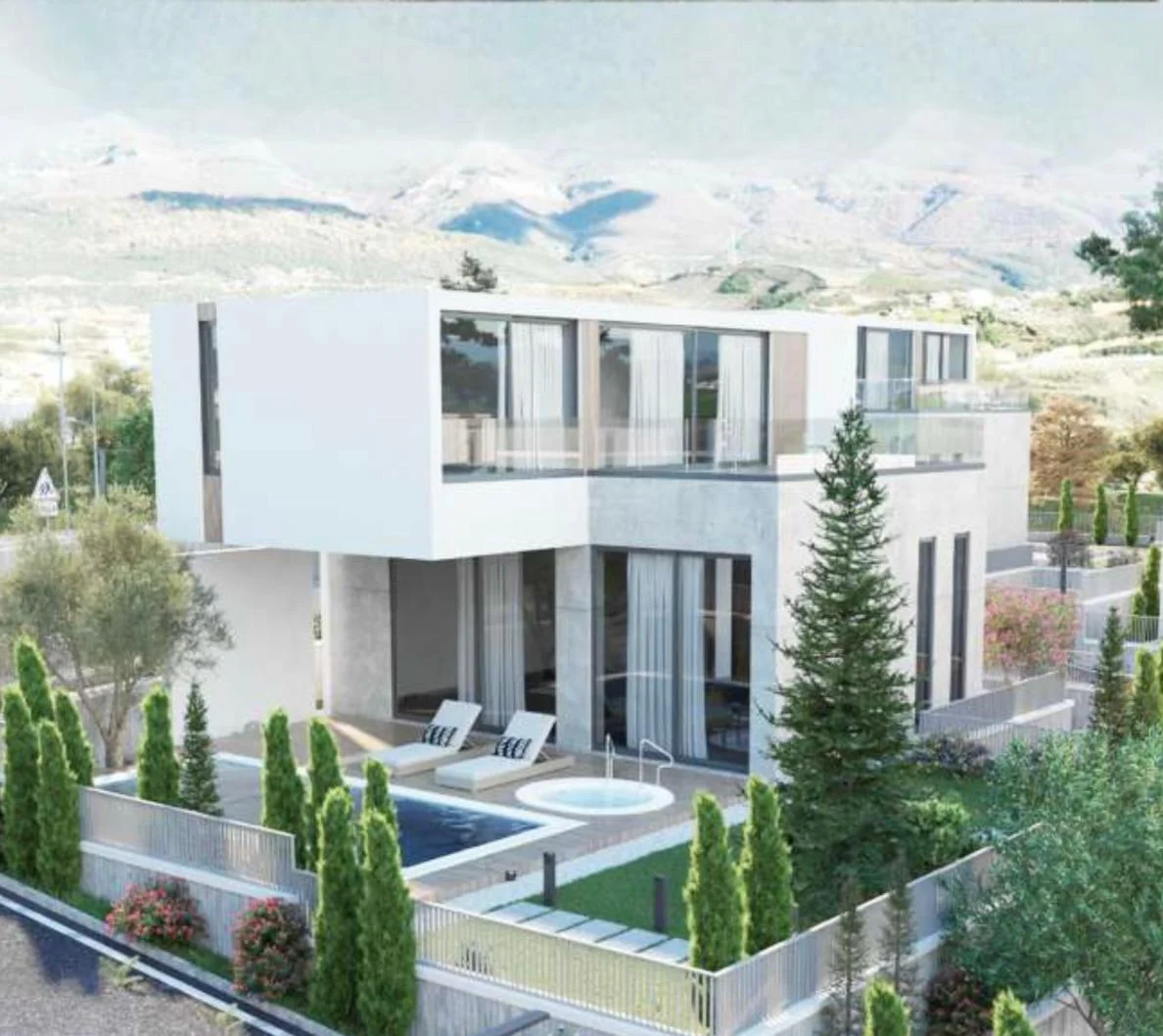 Three-Storey Lakeside Villa with Pool, Farkë
