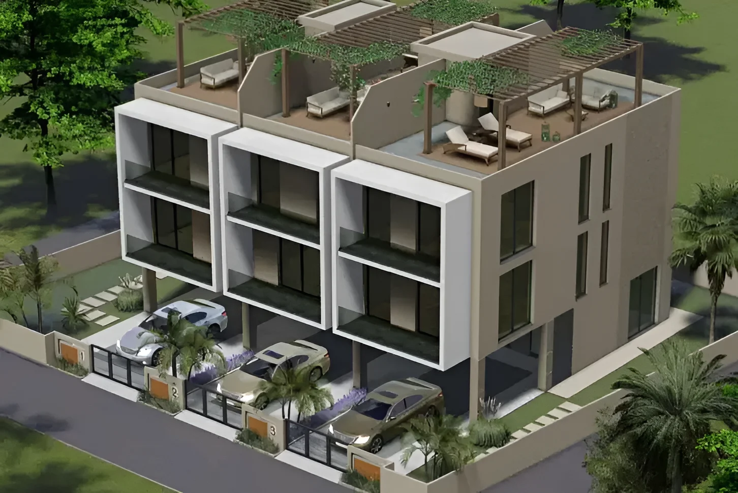 Three-Storey Villa with Garden near the Beach, Golem