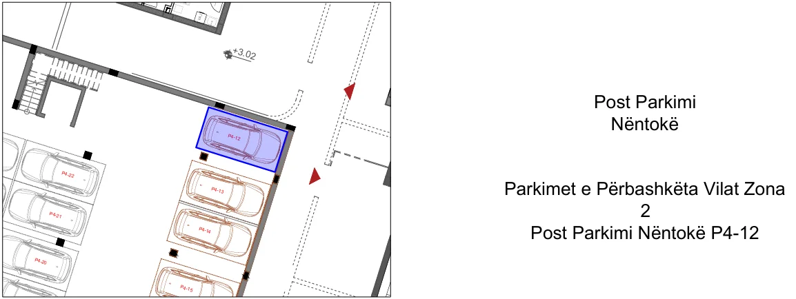 Parking Space near San Pietro Beach