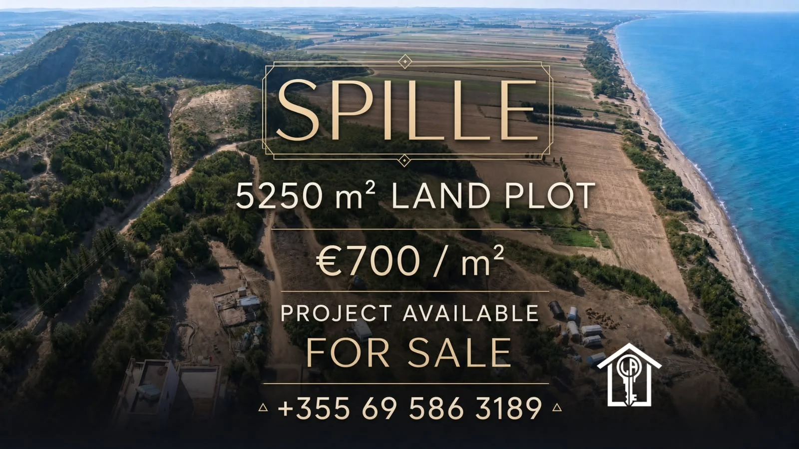 Seafront Land, 5,250 m² – Kryevidh