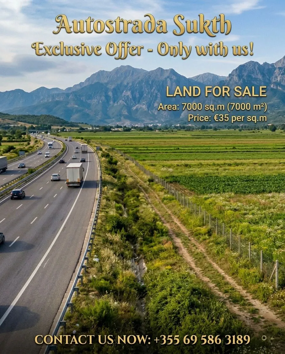 Land Plot on the Sukth Highway, Durrës